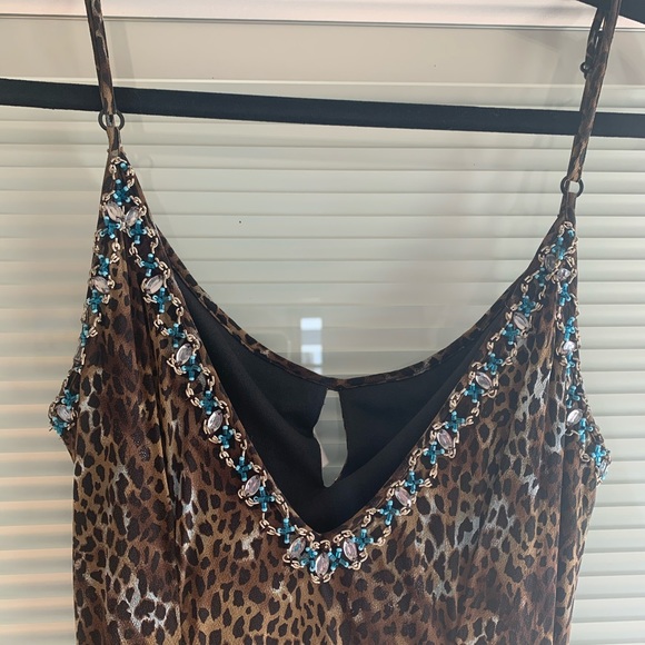 Sue Wong Leopard Beaded Gown - Picture 4 of 4